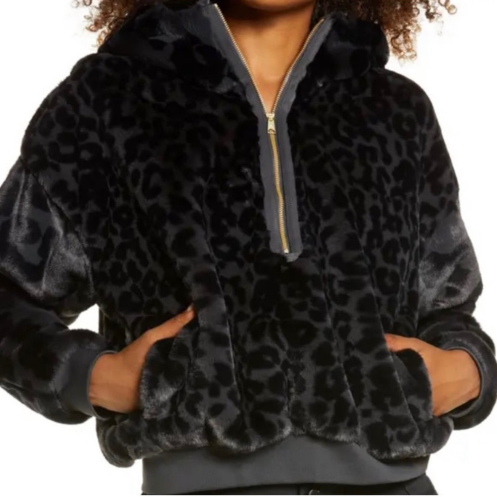 Nike Jordan faux fur hoodie